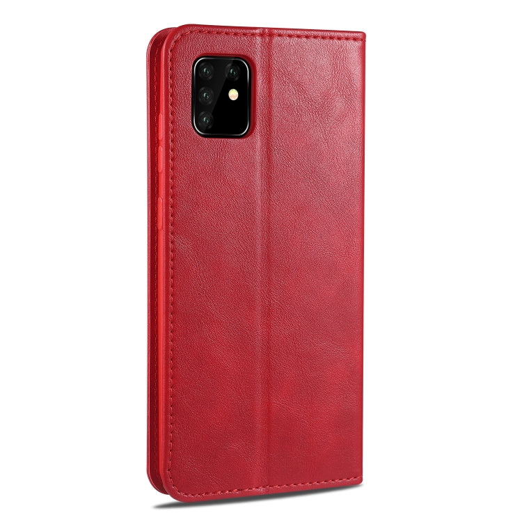 For Samsung Galaxy Note 10 Lite AZNS Retro Texture Magnetic Horizontal Flip PU Leather Case with Holder & Card Slots & Photo Frame