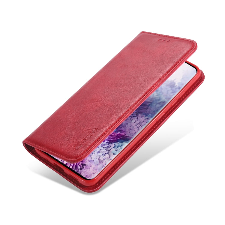 For Samsung Galaxy S20 AZNS Retro Texture Magnetic Horizontal Flip PU Leather Case with Holder & Card Slots & Photo Frame