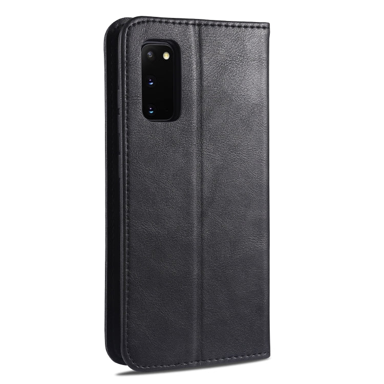 For Samsung Galaxy S20+ AZNS Retro Texture Magnetic Horizontal Flip PU Leather Case with Holder & Card Slots & Photo Frame