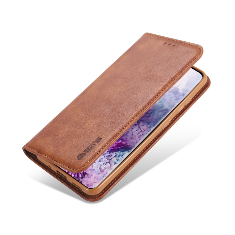 For Samsung Galaxy S20+ AZNS Retro Texture Magnetic Horizontal Flip PU Leather Case with Holder & Card Slots & Photo Frame