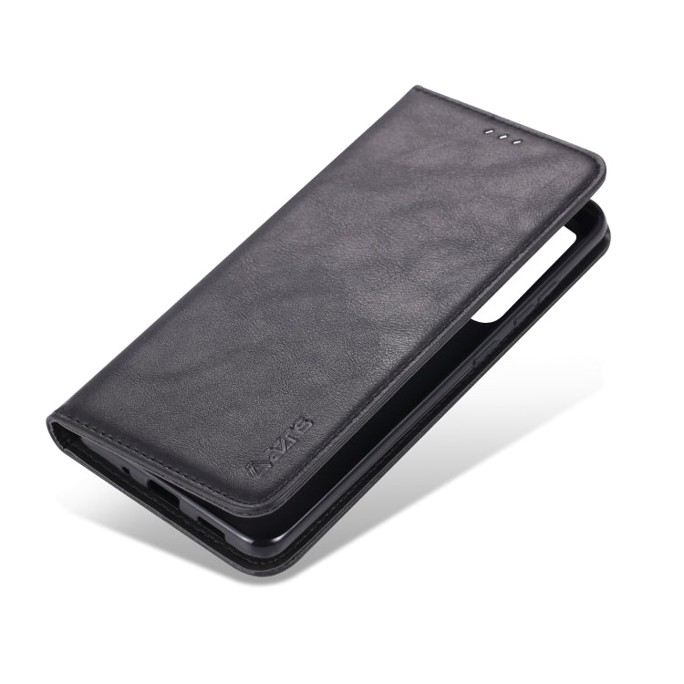 For Samsung Galaxy S20 Ultra AZNS Retro Texture Magnetic Horizontal Flip PU Leather Case with Holder & Card Slots & Photo Frame