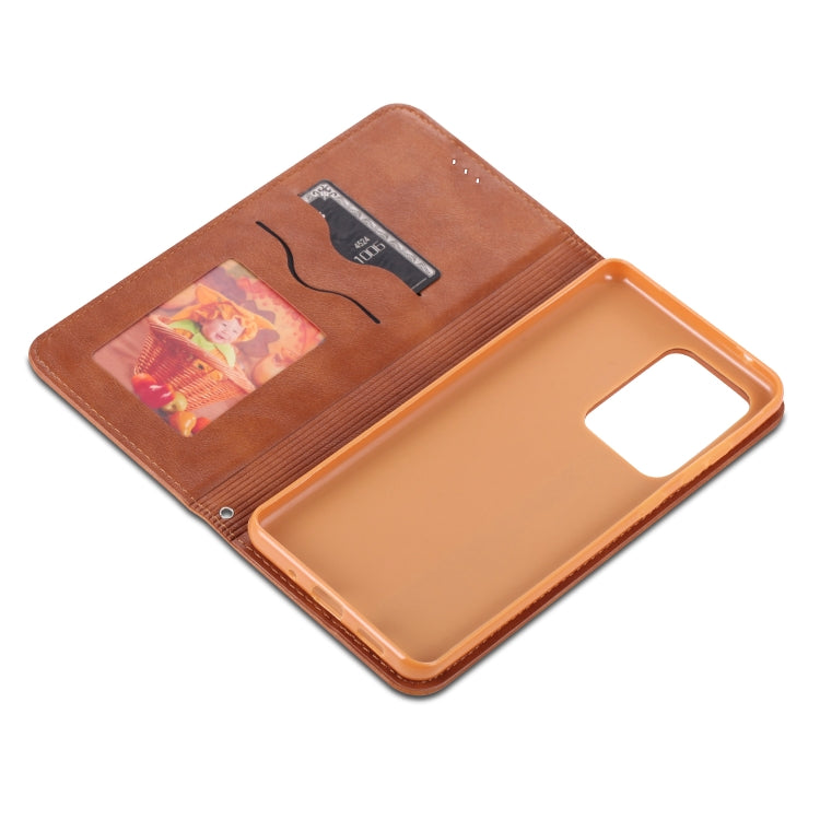For Samsung Galaxy S20 Ultra AZNS Retro Texture Magnetic Horizontal Flip PU Leather Case with Holder & Card Slots & Photo Frame