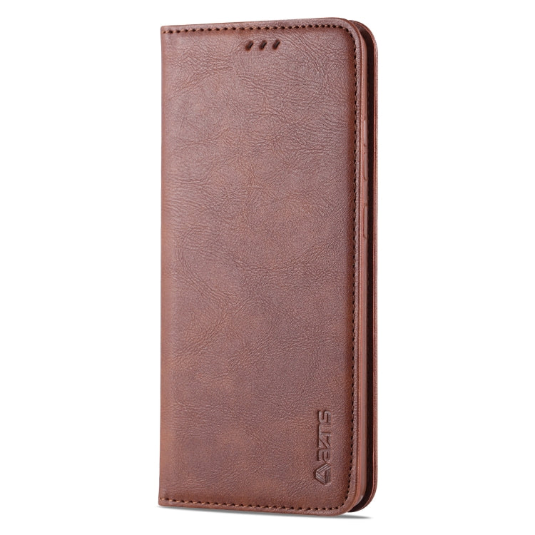 For Samsung Galaxy S20 Ultra AZNS Retro Texture Magnetic Horizontal Flip PU Leather Case with Holder & Card Slots & Photo Frame