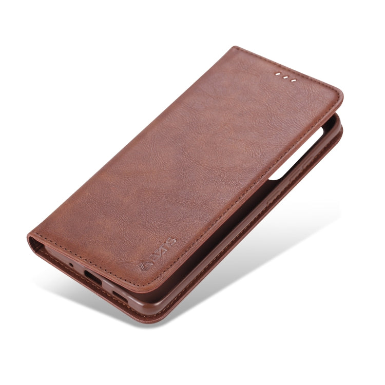 For Samsung Galaxy S20 Ultra AZNS Retro Texture Magnetic Horizontal Flip PU Leather Case with Holder & Card Slots & Photo Frame