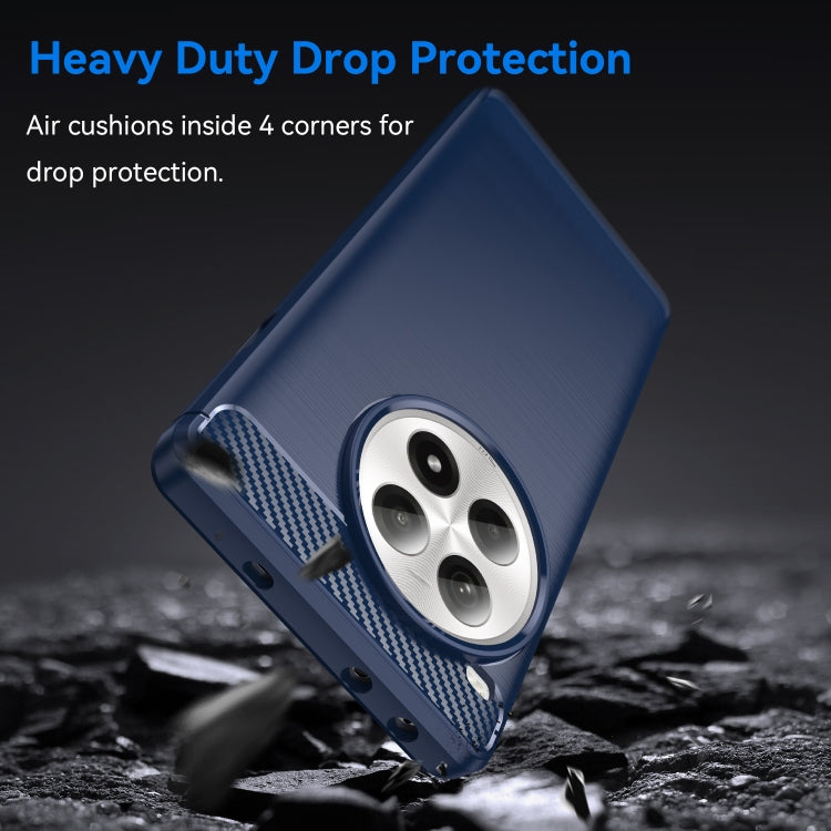 For OnePlus Ace 3 Pro Brushed Texture Carbon Fiber TPU Phone Case