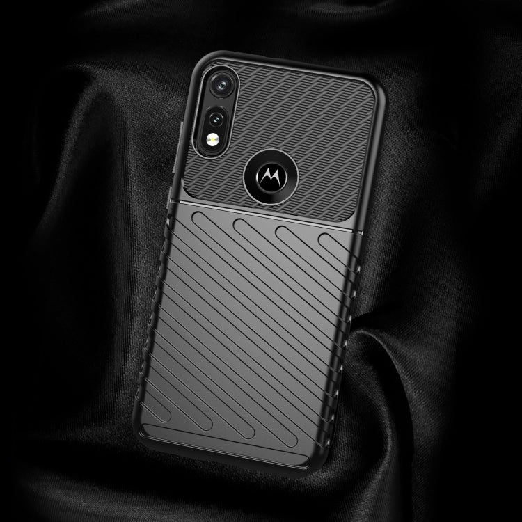 For Motorola Moto E(2020) Thunderbolt Shockproof TPU Protective Soft Case