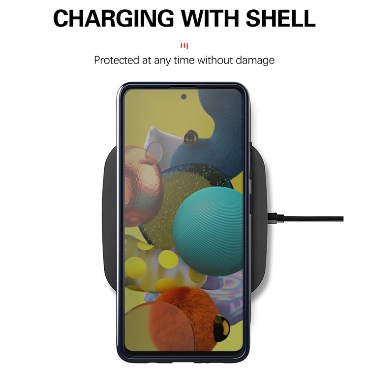 For Samsung Galaxy A51 5G Thunderbolt Shockproof TPU Protective Soft Case(Green)