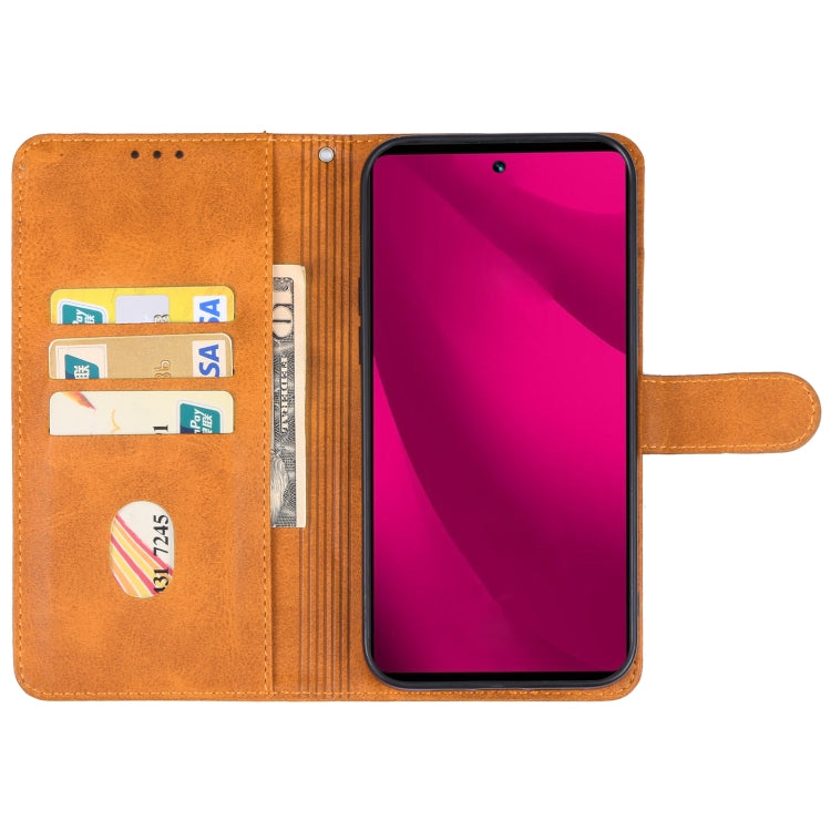 For T-Mobile Revvl 7 Pro 5G Leather Phone Case