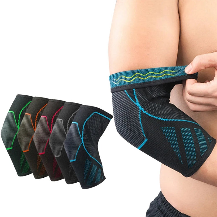 Outdoor Non-slip Pressurized Cycling Breathable Sports Elbow Pads, Random Color Delivery