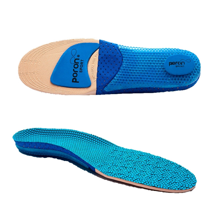 Men Shock Absorbing Sweat Absorbing Breathable Sports Insoles, Size: