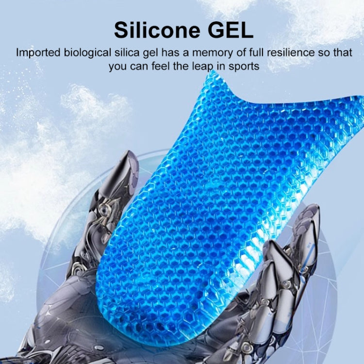 Men Shock Absorbing Sweat Absorbing Breathable Sports Insoles, Size: