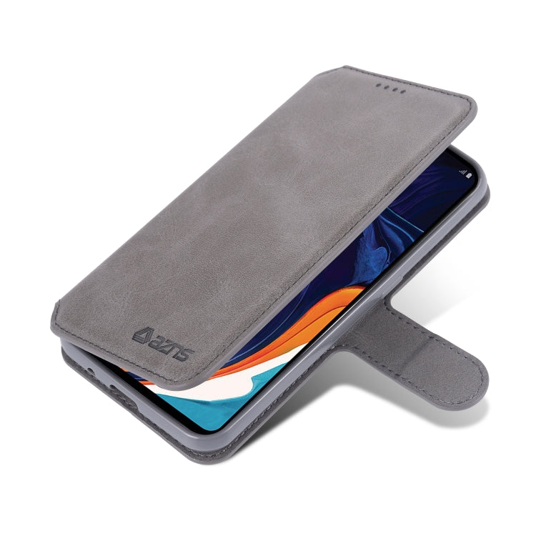 For Samsung Galaxy A01 AZNS Calf Texture Horizontal Flip Leather Case, with Holder & Card Slots & Wallet & Photo Frame