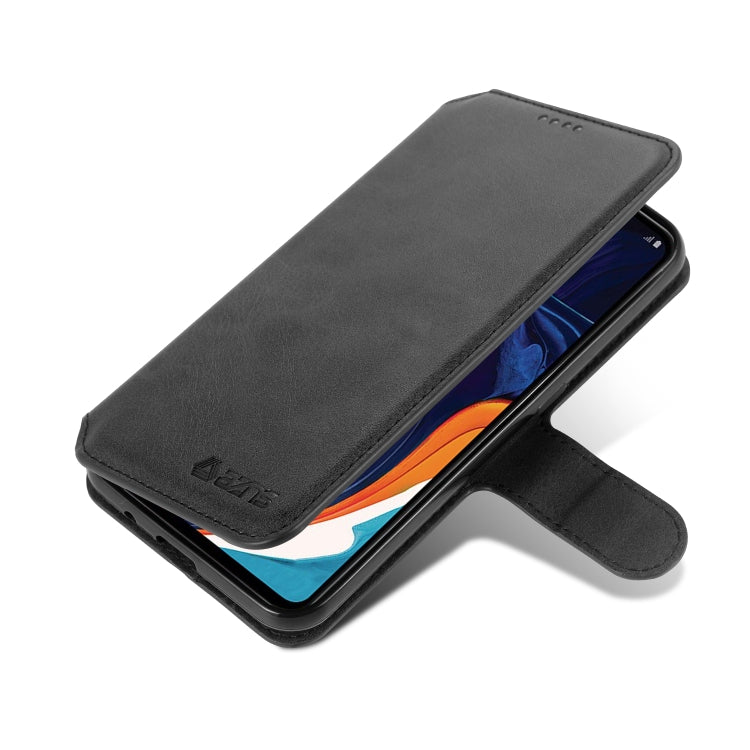 For Samsung Galaxy A01 AZNS Calf Texture Horizontal Flip Leather Case, with Holder & Card Slots & Wallet & Photo Frame