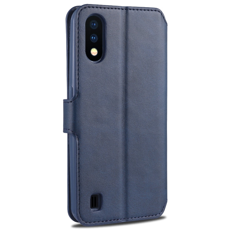 For Samsung Galaxy A01 AZNS Calf Texture Horizontal Flip Leather Case, with Holder & Card Slots & Wallet & Photo Frame