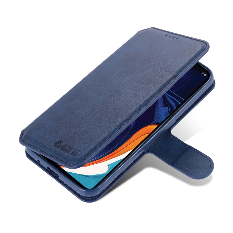 For Samsung Galaxy A01 AZNS Calf Texture Horizontal Flip Leather Case, with Holder & Card Slots & Wallet & Photo Frame