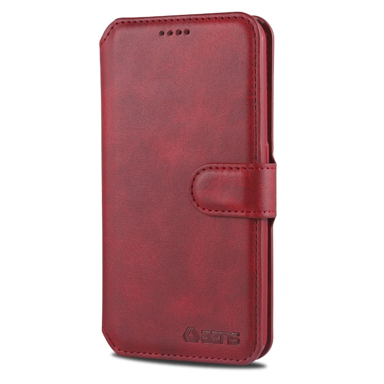 For Samsung Galaxy A01 AZNS Calf Texture Horizontal Flip Leather Case, with Holder & Card Slots & Wallet & Photo Frame