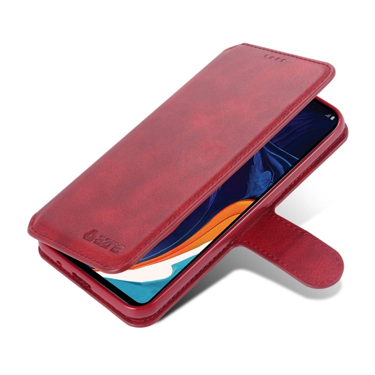For Samsung Galaxy A01 AZNS Calf Texture Horizontal Flip Leather Case, with Holder & Card Slots & Wallet & Photo Frame