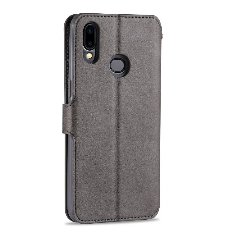 For Samsung Galaxy A10s AZNS Calf Texture Horizontal Flip Leather Case, with Holder & Card Slots & Wallet & Photo Frame