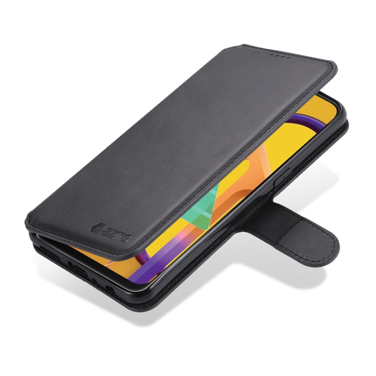 For Samsung Galaxy A10s AZNS Calf Texture Horizontal Flip Leather Case, with Holder & Card Slots & Wallet & Photo Frame