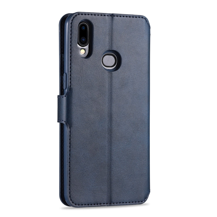 For Samsung Galaxy A10s AZNS Calf Texture Horizontal Flip Leather Case, with Holder & Card Slots & Wallet & Photo Frame