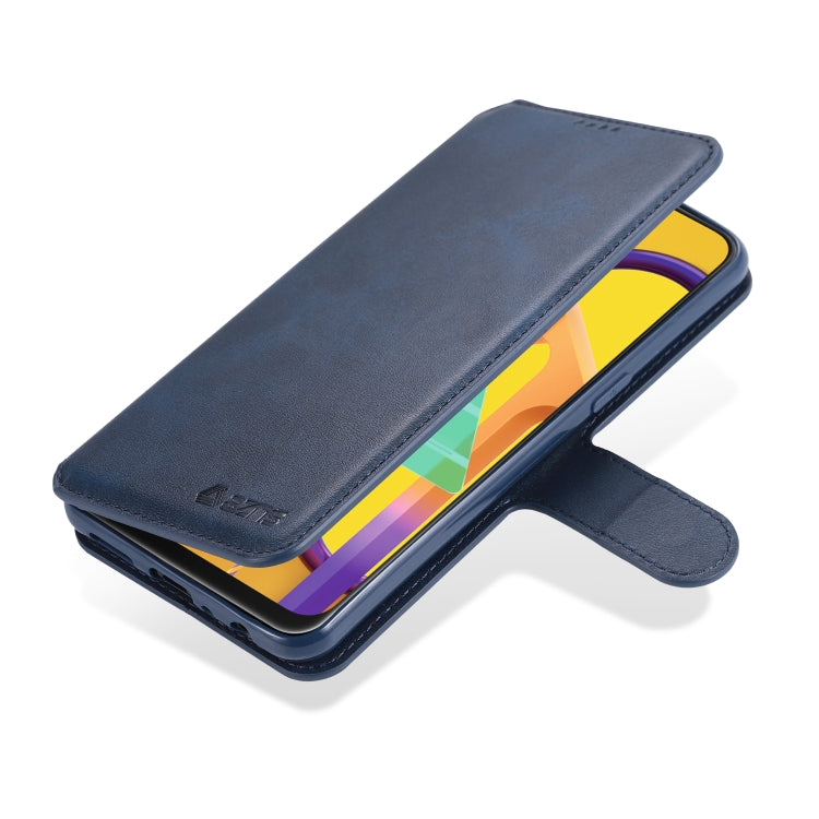 For Samsung Galaxy A10s AZNS Calf Texture Horizontal Flip Leather Case, with Holder & Card Slots & Wallet & Photo Frame
