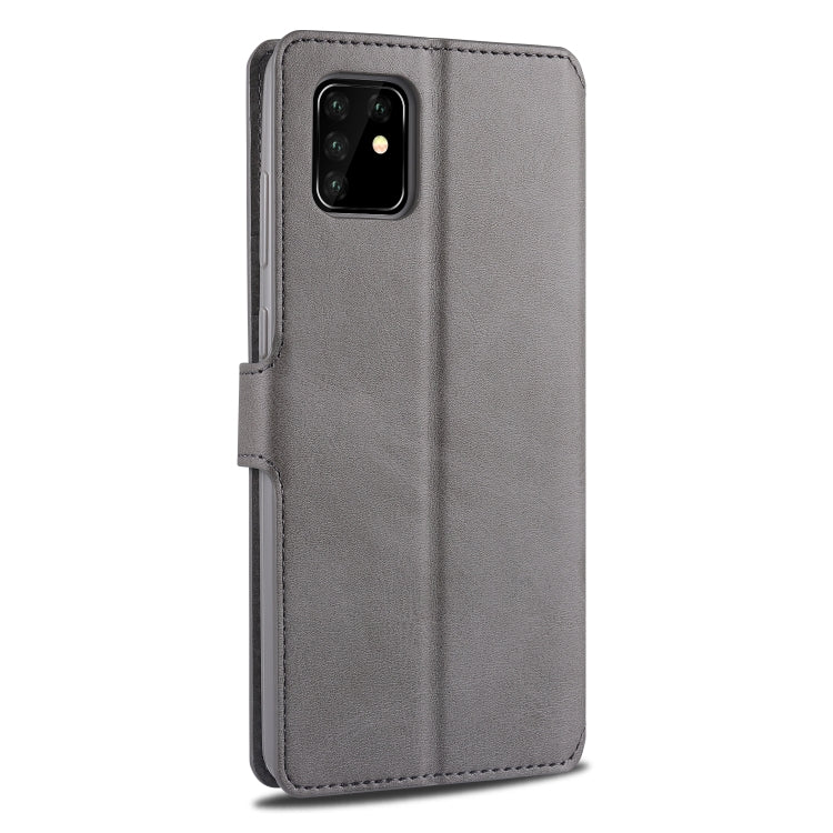 For Samsung Galaxy A81 / Note 10 Lite AZNS Calf Texture Horizontal Flip Leather Case, with Holder & Card Slots & Wallet & Photo Frame