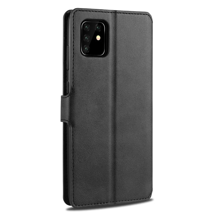 For Samsung Galaxy A81 / Note 10 Lite AZNS Calf Texture Horizontal Flip Leather Case, with Holder & Card Slots & Wallet & Photo Frame