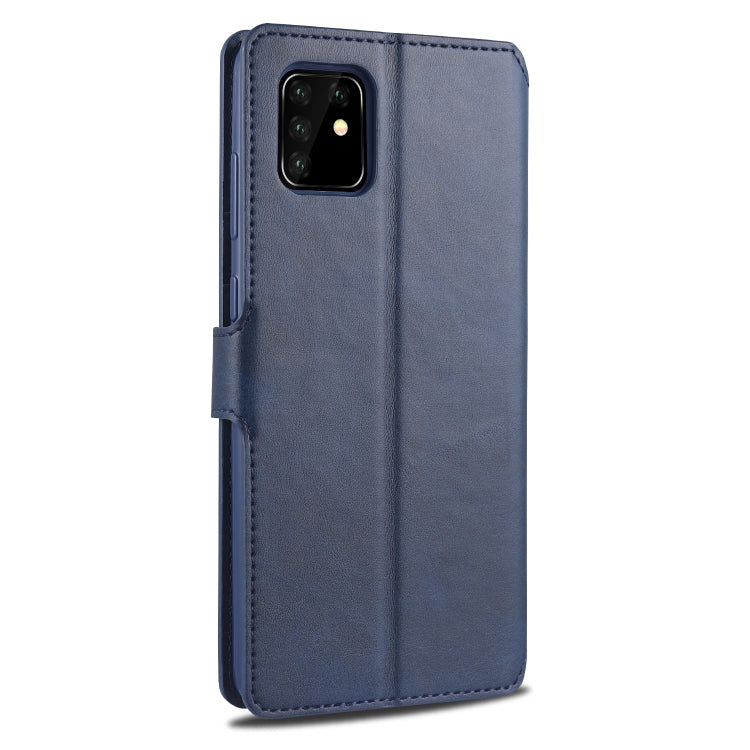 For Samsung Galaxy A81 / Note 10 Lite AZNS Calf Texture Horizontal Flip Leather Case, with Holder & Card Slots & Wallet & Photo Frame