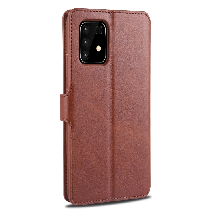 For Samsung Galaxy A91 / S10 Lite AZNS Calf Texture Horizontal Flip Leather Case, with Holder & Card Slots & Wallet & Photo Frame