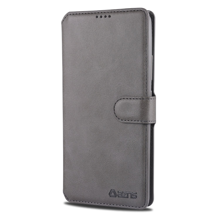 For Samsung Galaxy A91 / S10 Lite AZNS Calf Texture Horizontal Flip Leather Case, with Holder & Card Slots & Wallet & Photo Frame