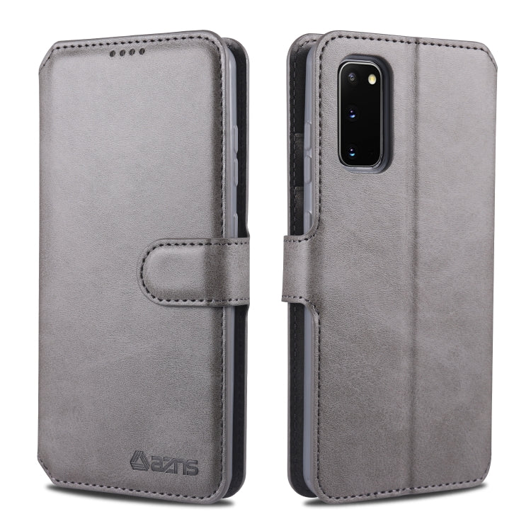 For Samsung Galaxy S20 AZNS Calf Texture Horizontal Flip Leather Case, with Holder & Card Slots & Wallet & Photo Frame