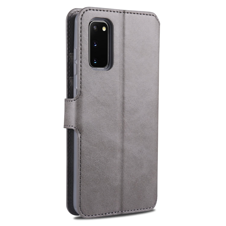 For Samsung Galaxy S20 AZNS Calf Texture Horizontal Flip Leather Case, with Holder & Card Slots & Wallet & Photo Frame