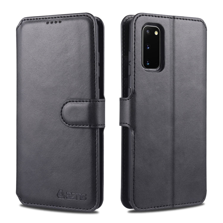 For Samsung Galaxy S20 AZNS Calf Texture Horizontal Flip Leather Case, with Holder & Card Slots & Wallet & Photo Frame