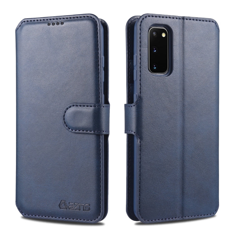 For Samsung Galaxy S20 AZNS Calf Texture Horizontal Flip Leather Case, with Holder & Card Slots & Wallet & Photo Frame