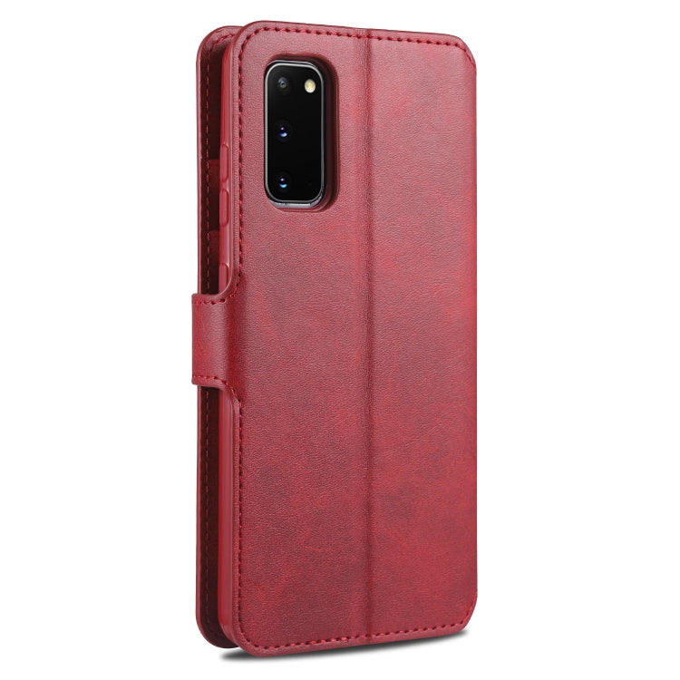 For Samsung Galaxy S20 AZNS Calf Texture Horizontal Flip Leather Case, with Holder & Card Slots & Wallet & Photo Frame