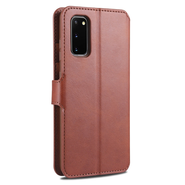 For Samsung Galaxy S20 Plus AZNS Calf Texture Horizontal Flip Leather Case, with Holder & Card Slots & Wallet & Photo Frame