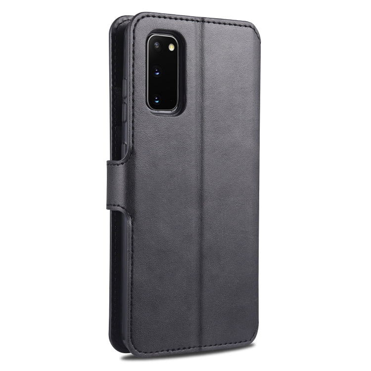 For Samsung Galaxy S20 Plus AZNS Calf Texture Horizontal Flip Leather Case, with Holder & Card Slots & Wallet & Photo Frame