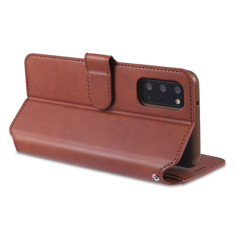 For Samsung Galaxy S20 Plus AZNS Calf Texture Horizontal Flip Leather Case, with Holder & Card Slots & Wallet & Photo Frame