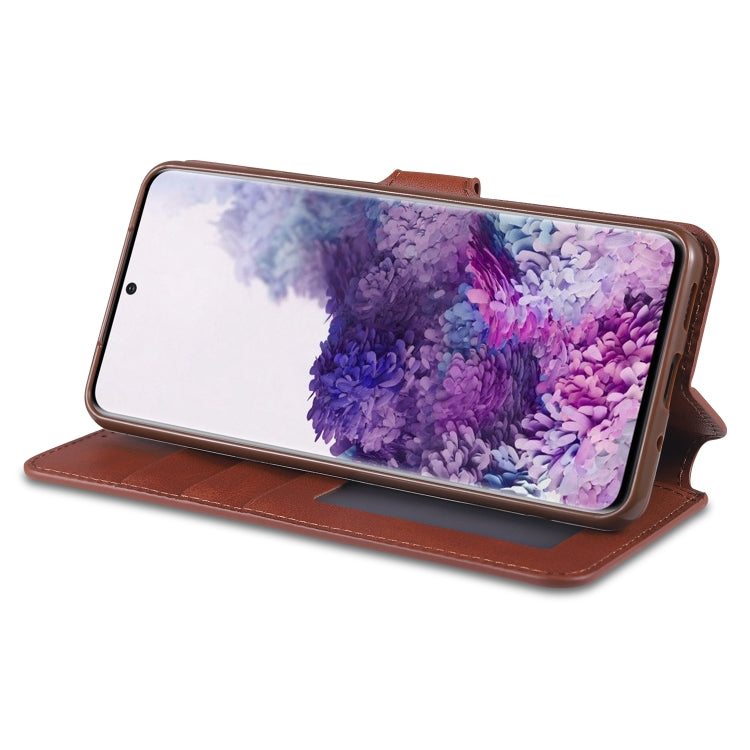 For Samsung Galaxy S20 Plus AZNS Calf Texture Horizontal Flip Leather Case, with Holder & Card Slots & Wallet & Photo Frame