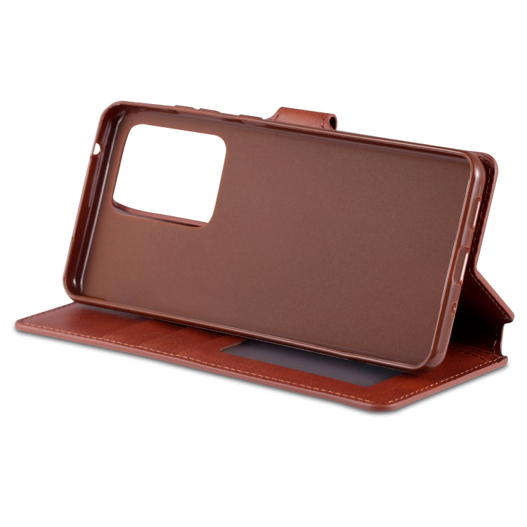 For Samsung Galaxy S20 Ultra AZNS Calf Texture Horizontal Flip Leather Case, with Holder & Card Slots & Wallet & Photo Frame