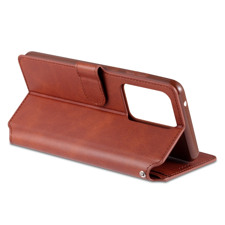 For Samsung Galaxy S20 Ultra AZNS Calf Texture Horizontal Flip Leather Case, with Holder & Card Slots & Wallet & Photo Frame