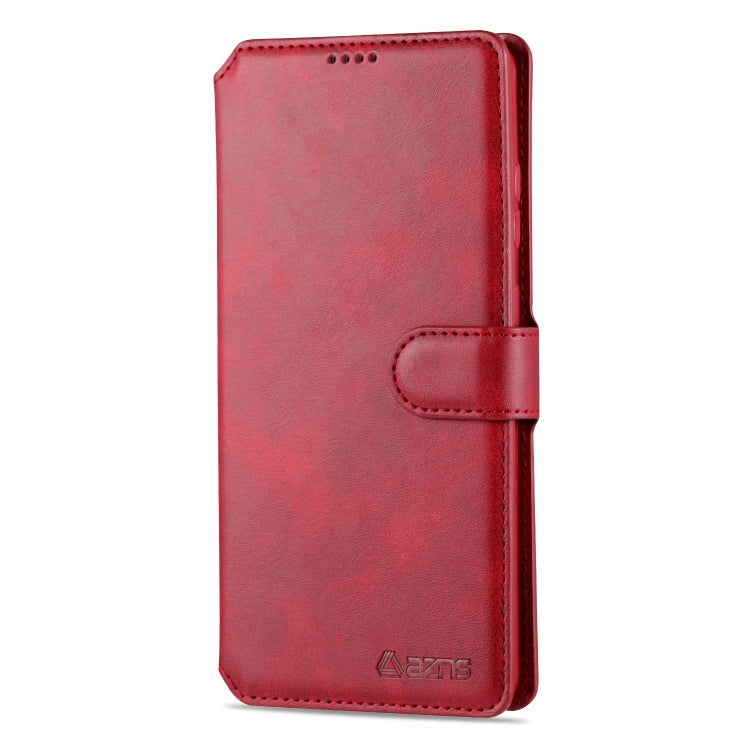 For Samsung Galaxy S20 Ultra AZNS Calf Texture Horizontal Flip Leather Case, with Holder & Card Slots & Wallet & Photo Frame