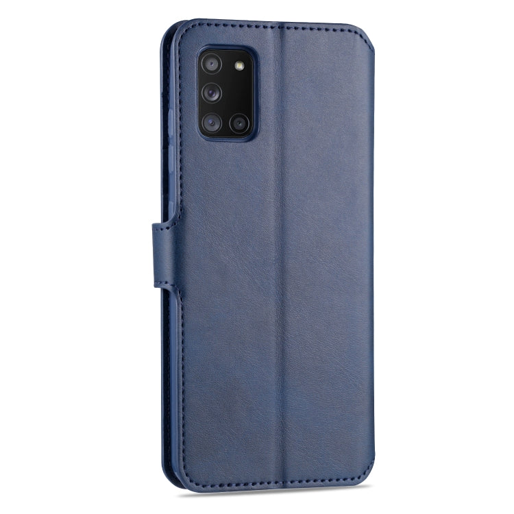 For Samsung Galaxy A31 AZNS Calf Texture Horizontal Flip Leather Case, with Holder & Card Slots & Wallet & Photo Frame