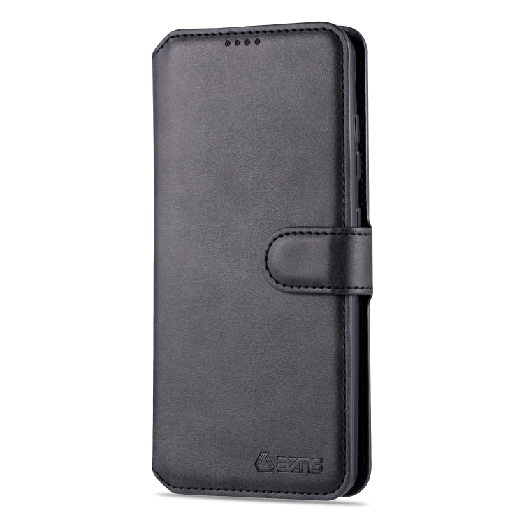 For Samsung Galaxy A71 AZNS Calf Texture Horizontal Flip Leather Case, with Holder & Card Slots & Wallet & Photo Frame