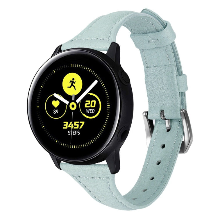 20mm T Slim Leather Watch Band for Samsung Galaxy Watch