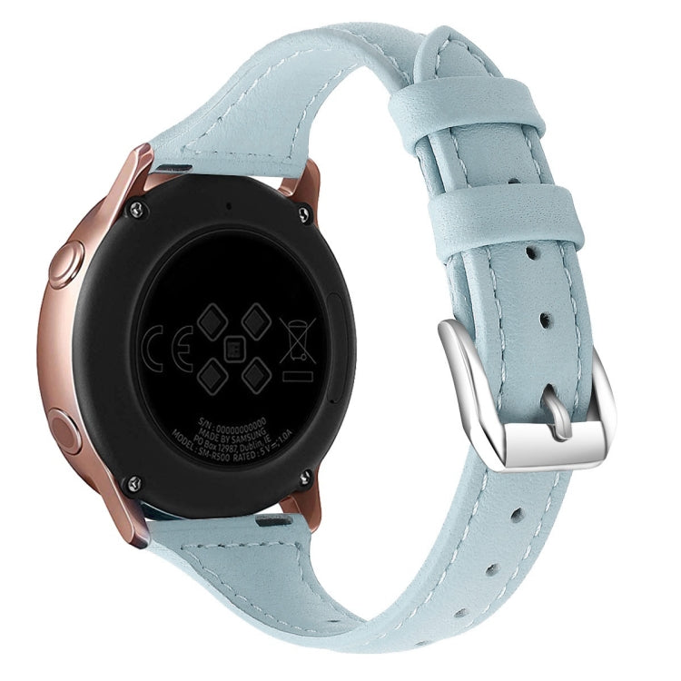20mm T Slim Leather Watch Band for Samsung Galaxy Watch