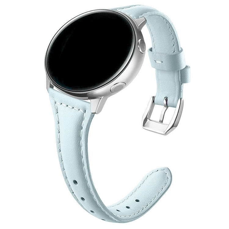 20mm T Slim Leather Watch Band for Samsung Galaxy Watch