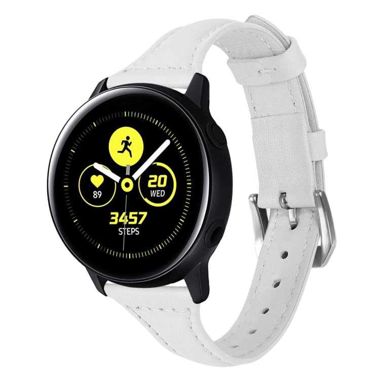 20mm T Slim Leather Watch Band for Samsung Galaxy Watch