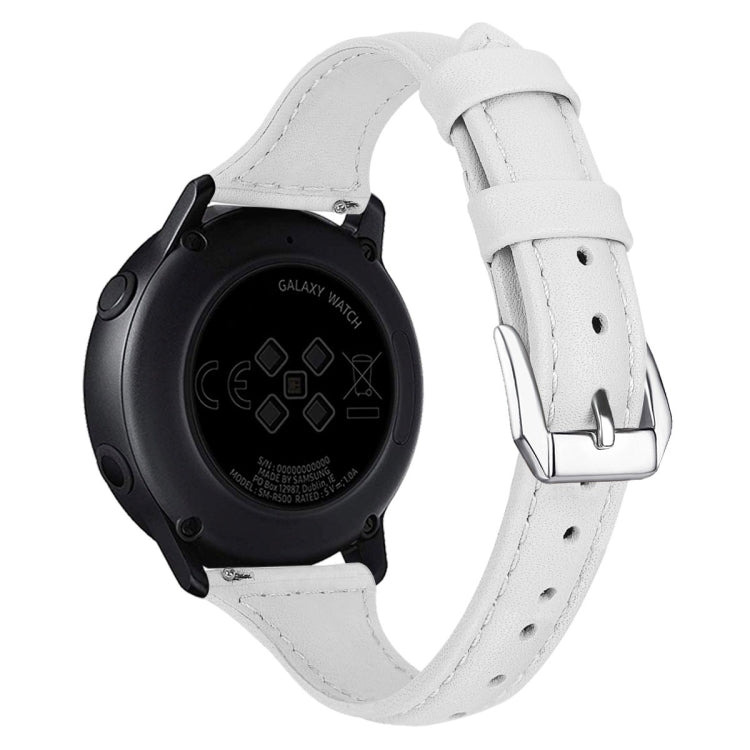 20mm T Slim Leather Watch Band for Samsung Galaxy Watch