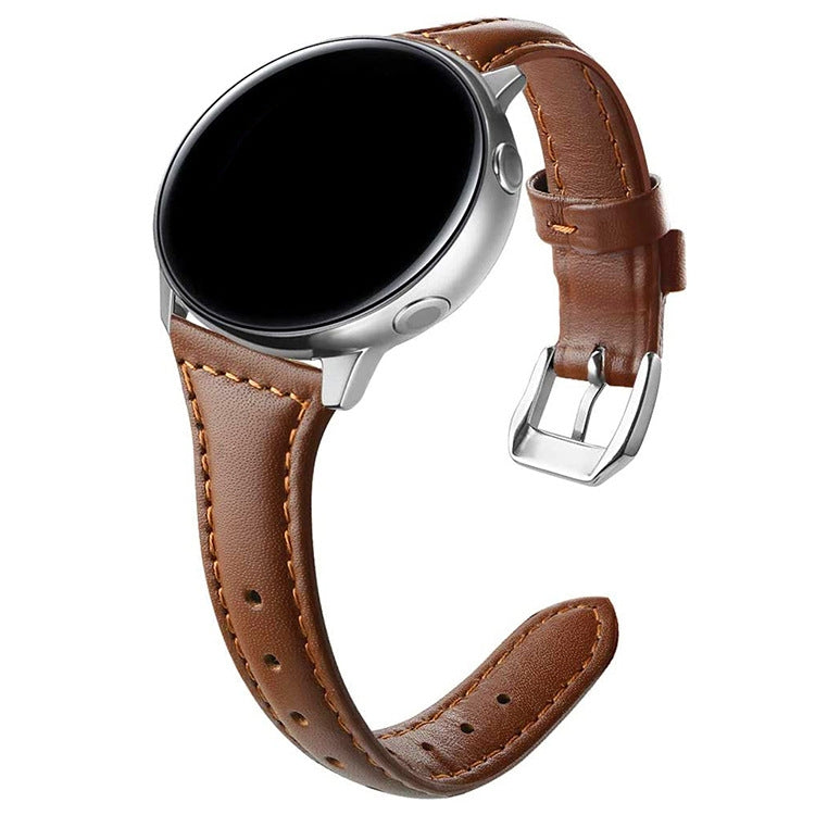 20mm T Slim Leather Watch Band for Samsung Galaxy Watch